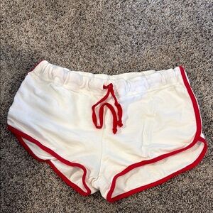 Athletic Women's Shorts with Red Trim I <3 NY shorts